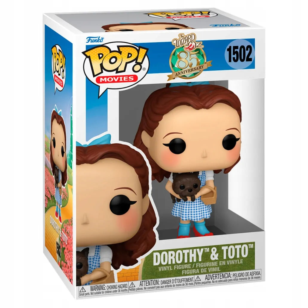 Funko Pop! Ozo šalies burtininkas Dorotė ir Toto 9 cm