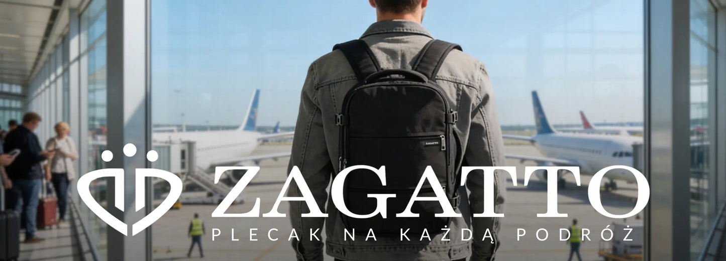 Keliaujantiems lėktuvu „Zagatto“ kuprinė 40x30x20 cm – tinkama „Ryanair“ ir „WizzAir“ rankiniam bagažui