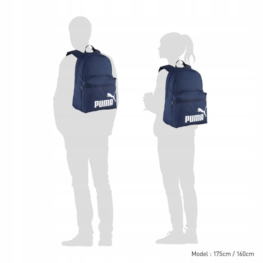 Mokyklinė kuprinė PUMA PHASE BACKPACK sportinė darželiui, tamsiai mėlyna 09116402