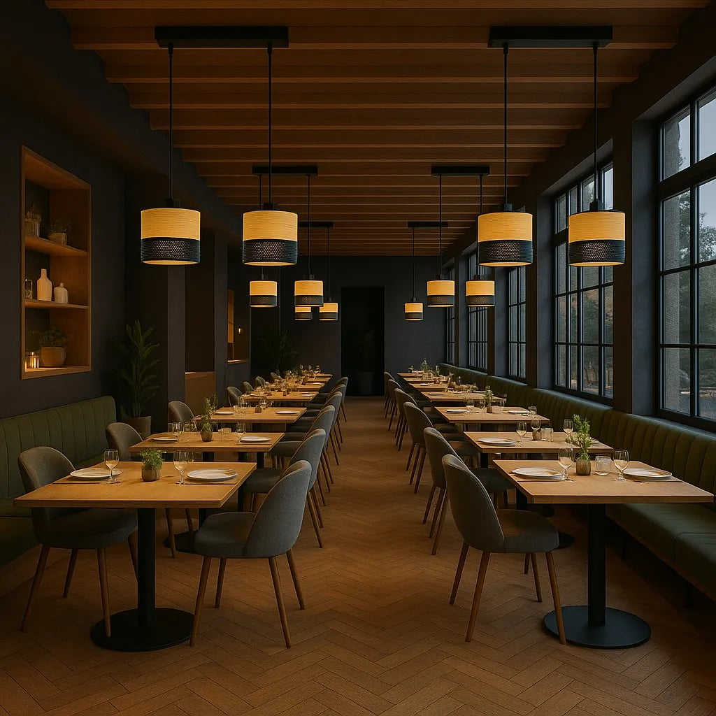 Pakabinamas loft stiliaus šviestuvas, juodas metalinis, E27, virš stalo, svetainei ir virtuvei