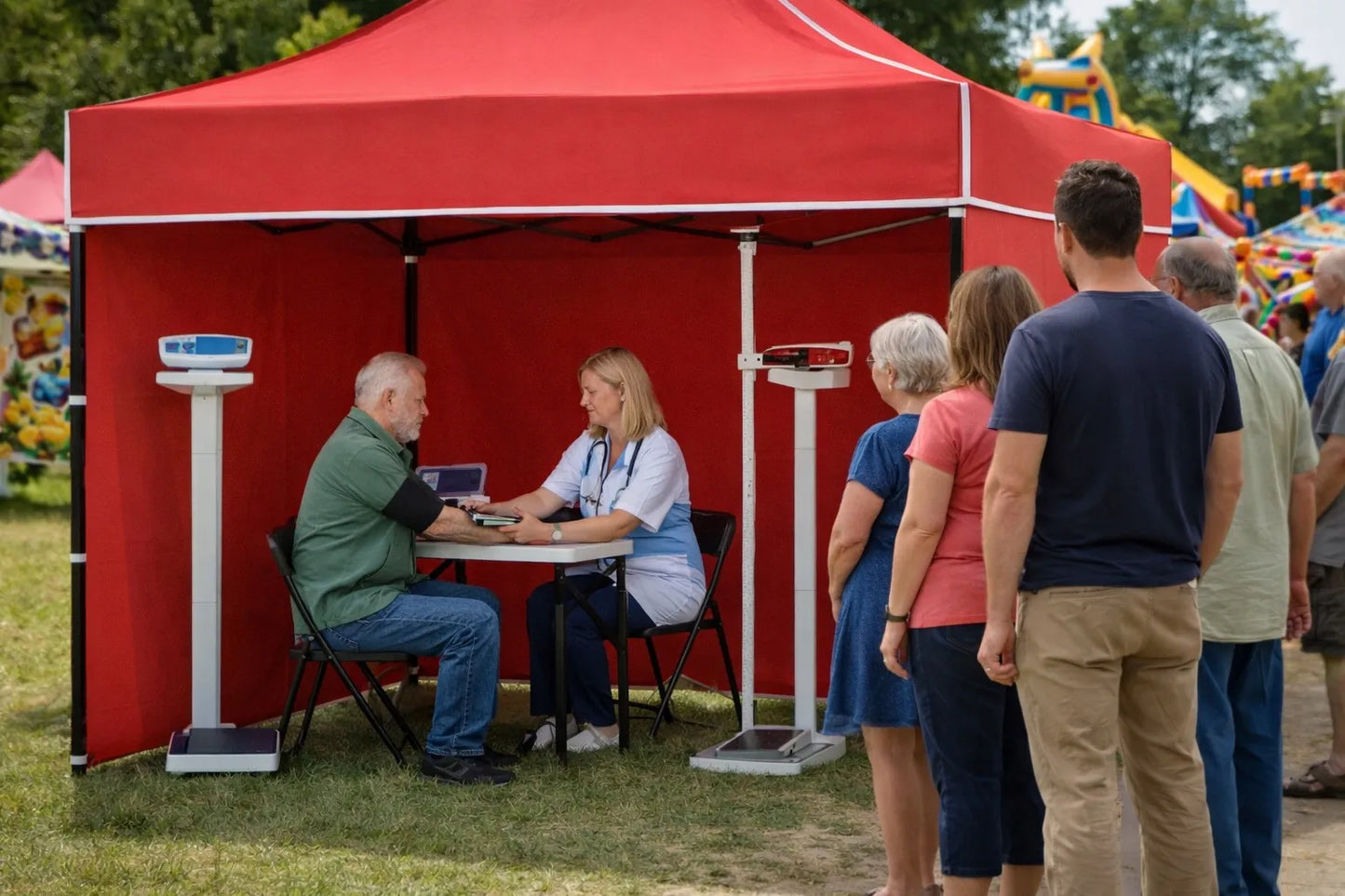 Prekybinis palapinės paviljonas, ekspresinė renginių palapinė 3x3 m