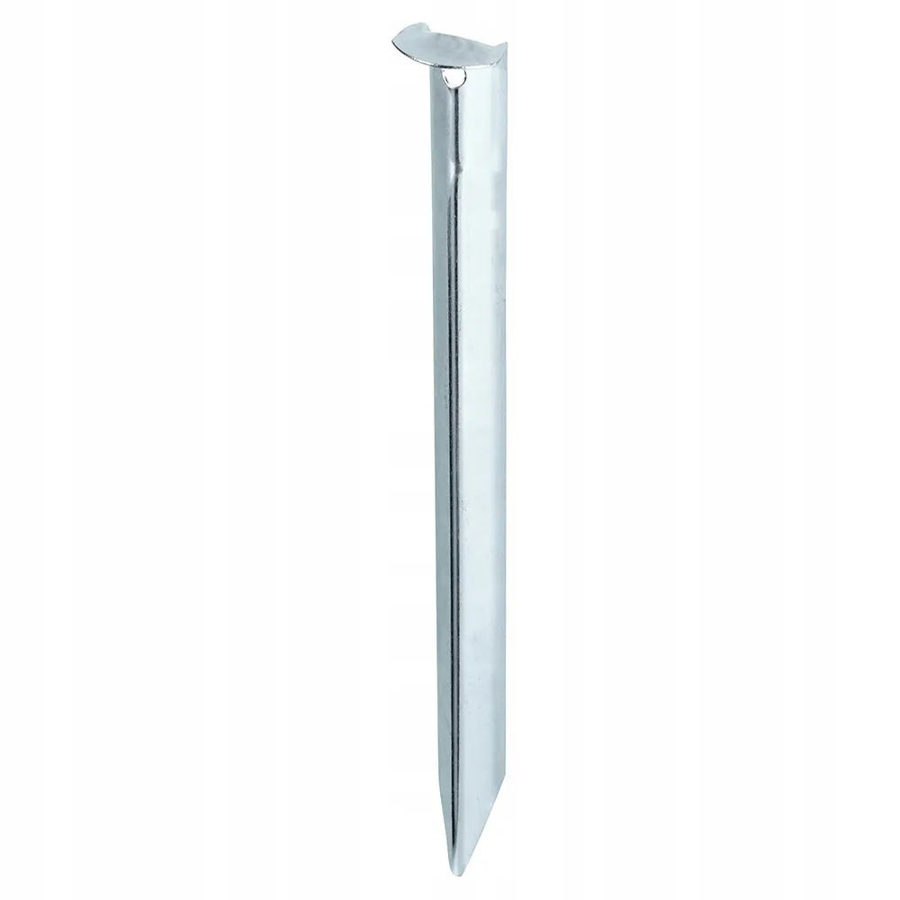 10 vnt. metalinių kuoliukų palapinei, tvirtinimo smeigės, 23 cm