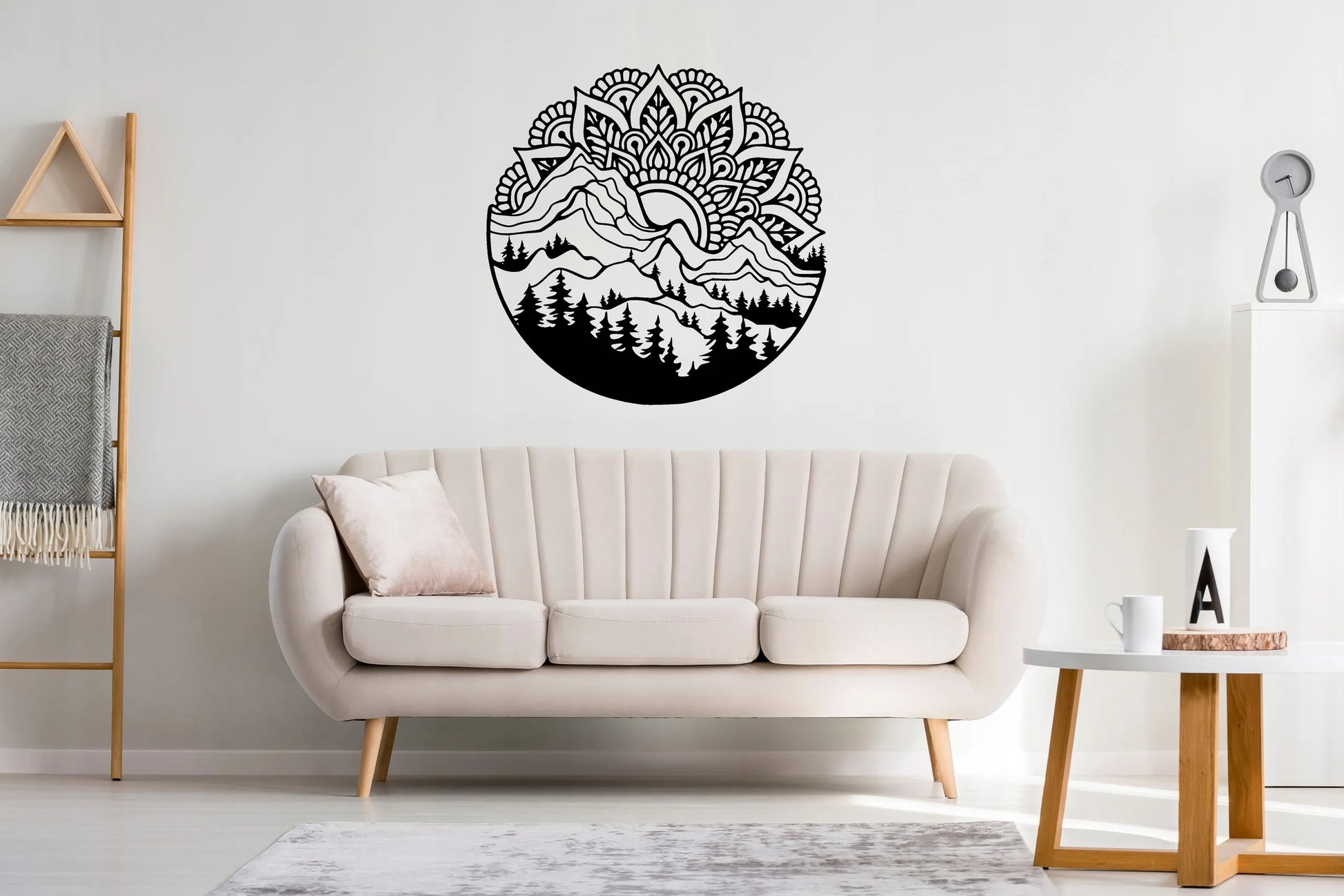 3D sieninė dekoracija svetainei MANDALA A261 60cm