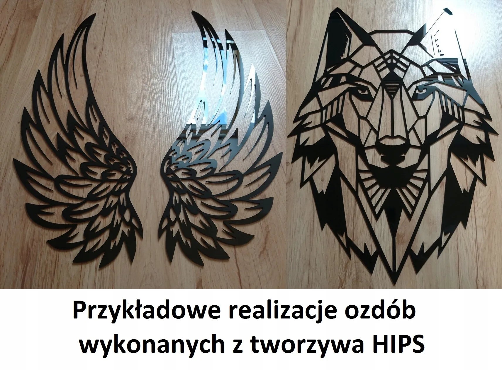 3D sienų dekoracija svetainei MOTH ažūrinė A125 110x58cm