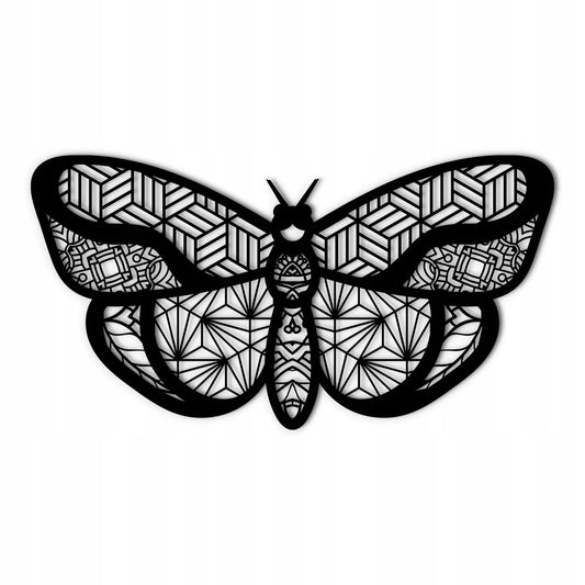 3D sienų dekoracija svetainei MOTH ažūrinė A125 110x58cm