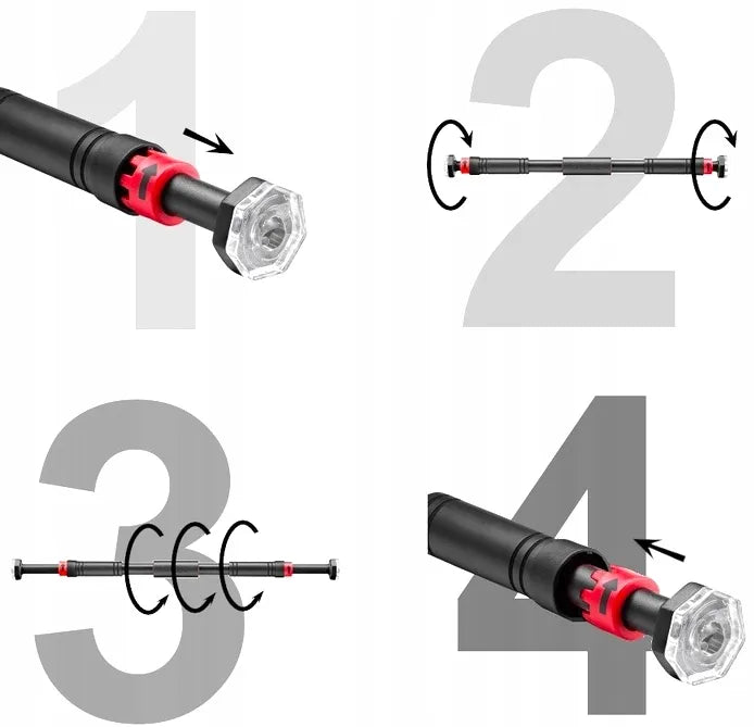 4FIZJO reguluojamas prisitraukimų skersinis 66–100 cm