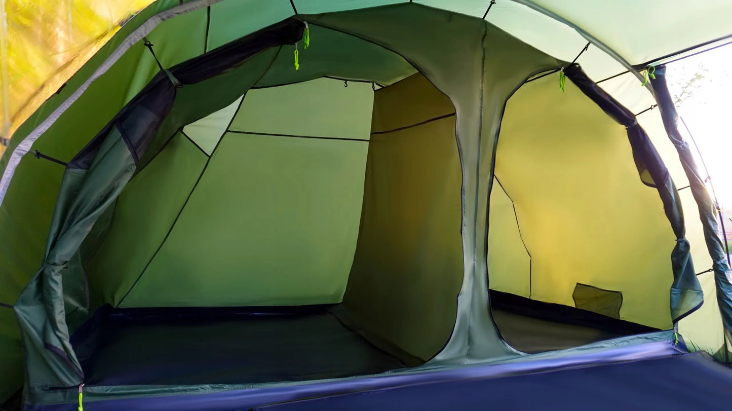 5 vietų palapinė AlpenTent Tour 5 XXL didelė 16 m²