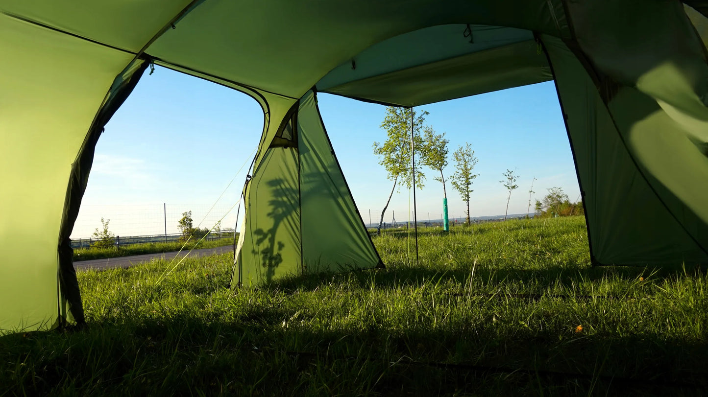 5 vietų palapinė AlpenTent Tour 5 XXL didelė 16 m²