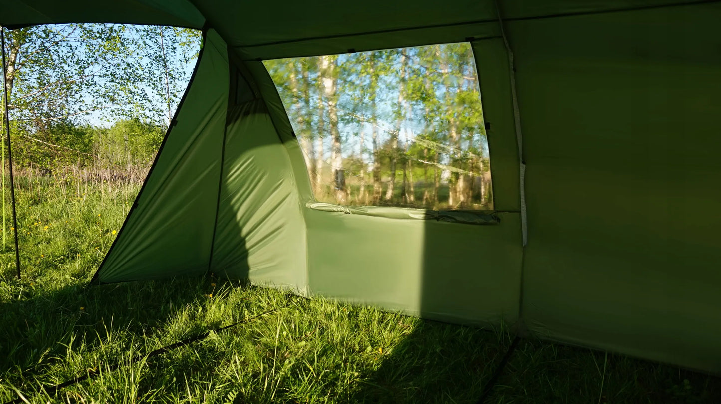 5 vietų palapinė AlpenTent Tour 5 XXL didelė 16 m²