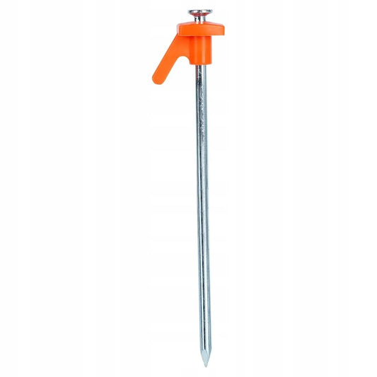 6x metaliniai palapinės kuolai, 21 cm