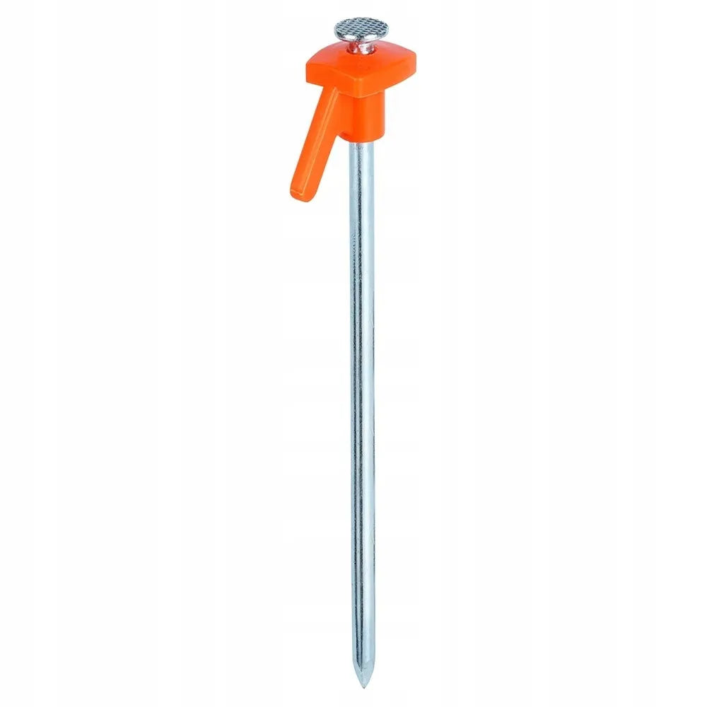 6x metaliniai palapinės kuolai, 21 cm