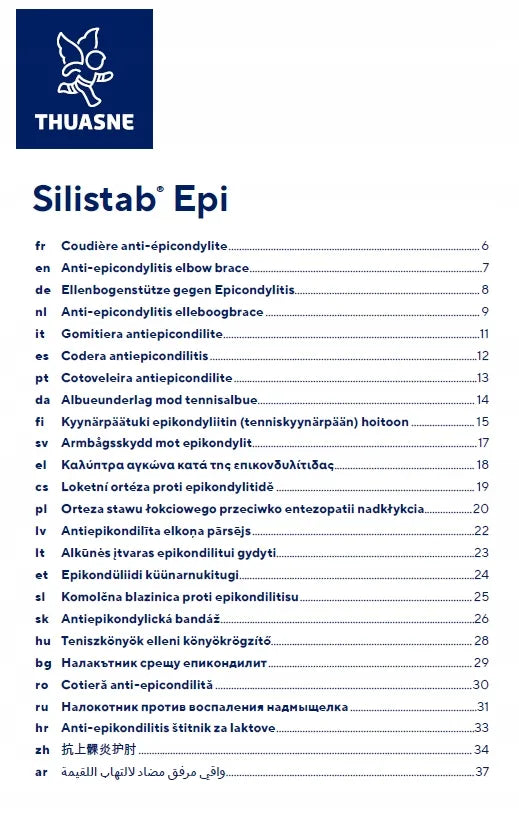 Alkūnės įtvaras tenisininko alkūnei, stabilizatorius, dydis L/4