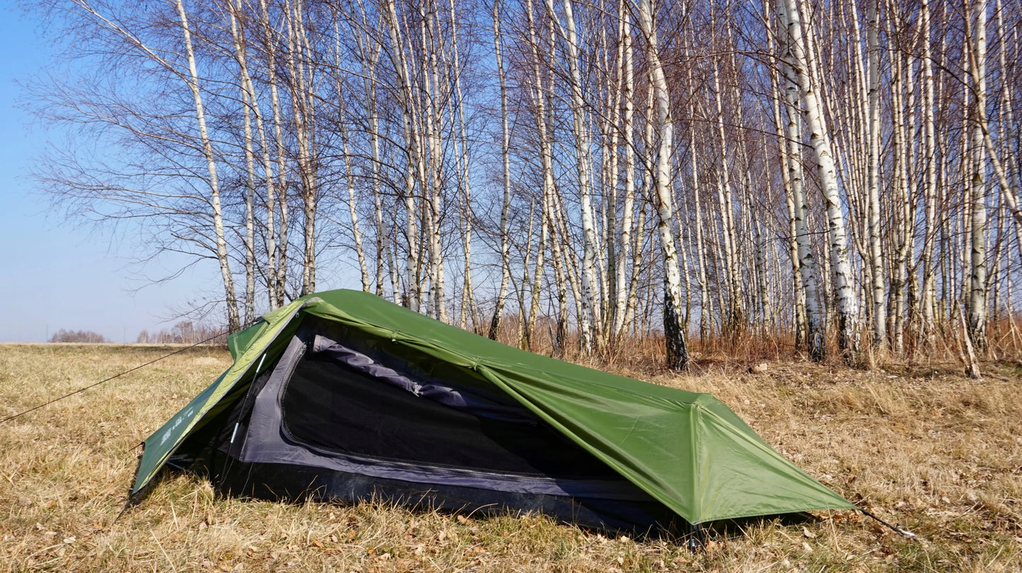 AlpenTent EIGER 1 palapė, vienvietė, lengva (1,5 kg)