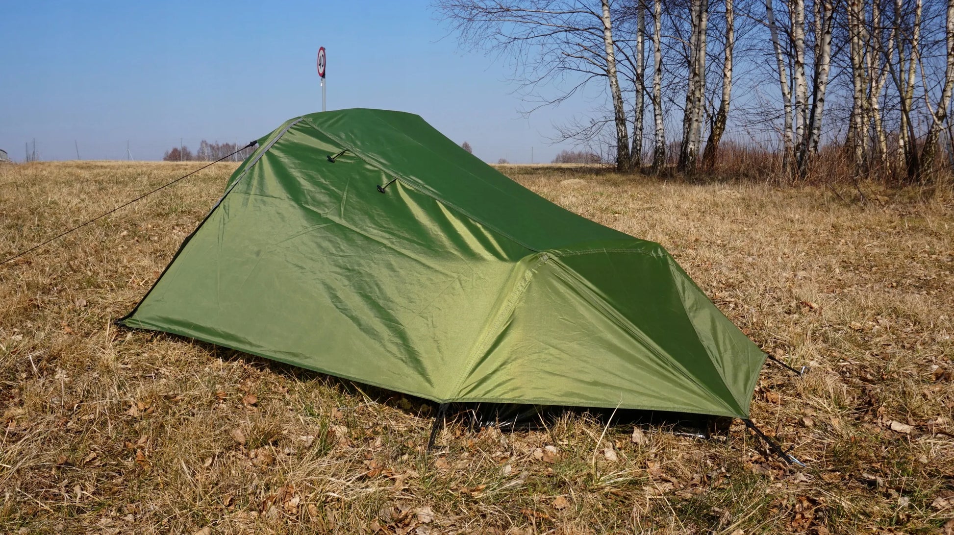 AlpenTent EIGER 1 palapė, vienvietė, lengva (1,5 kg)