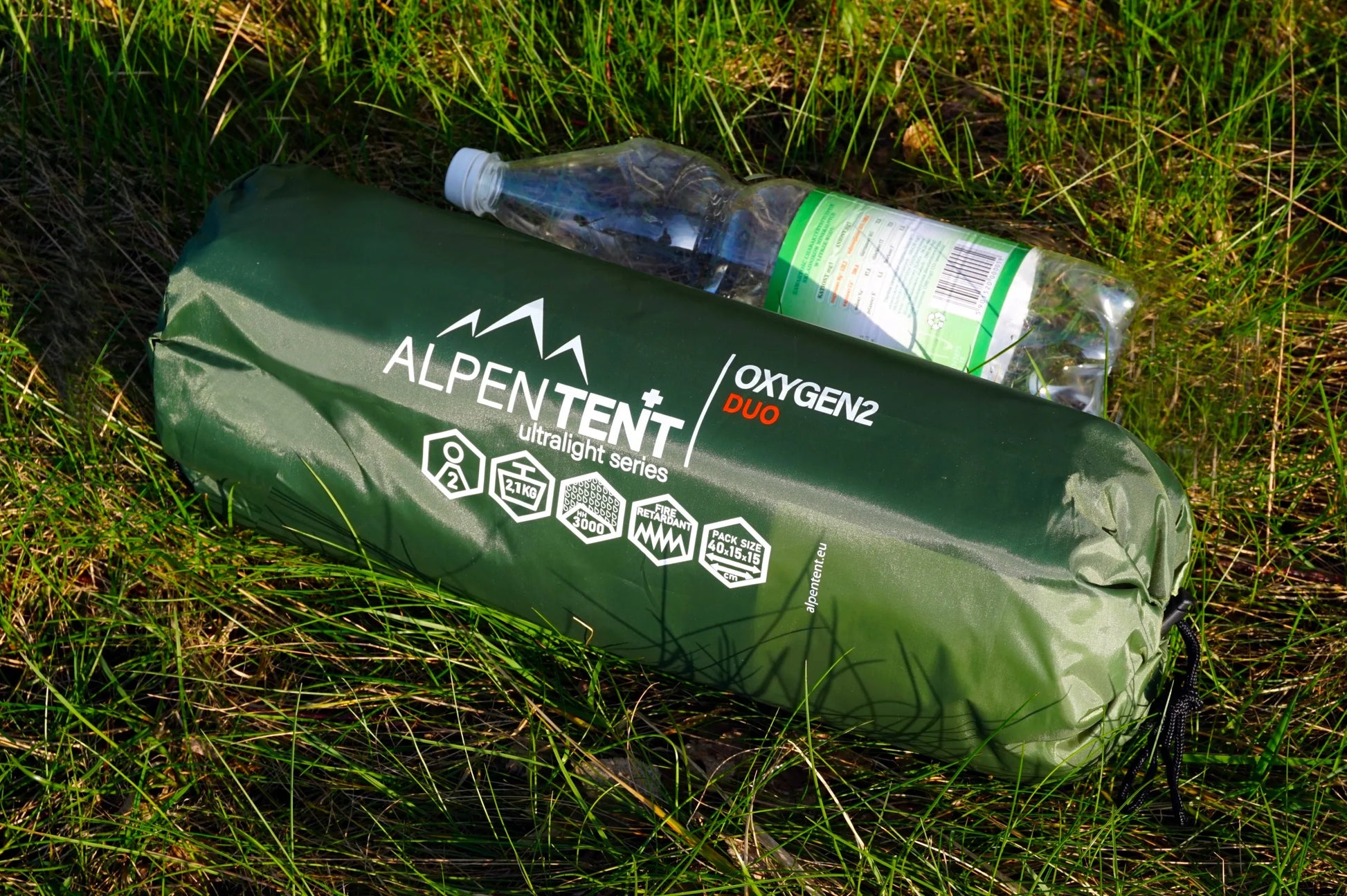 AlpenTent Oxygen 2 Duo lengva dvivietė palapinė, 2,1 kg