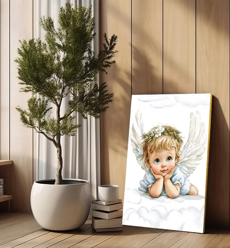 Angeliukas Angelas Sargas ant drobės vaikams 30x40cm religinė dovana #903