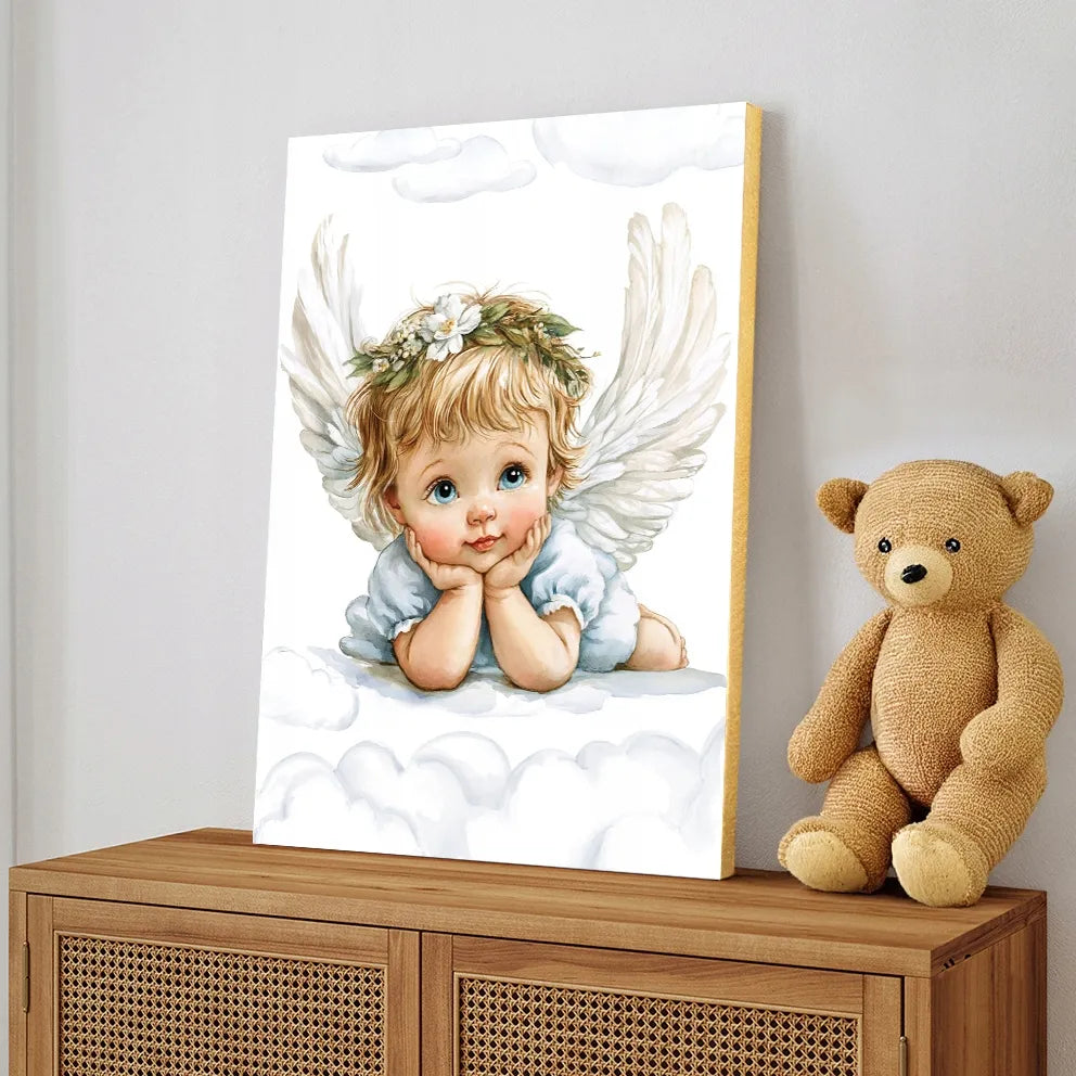 Angeliukas Angelas Sargas ant drobės vaikams 30x40cm religinė dovana #903