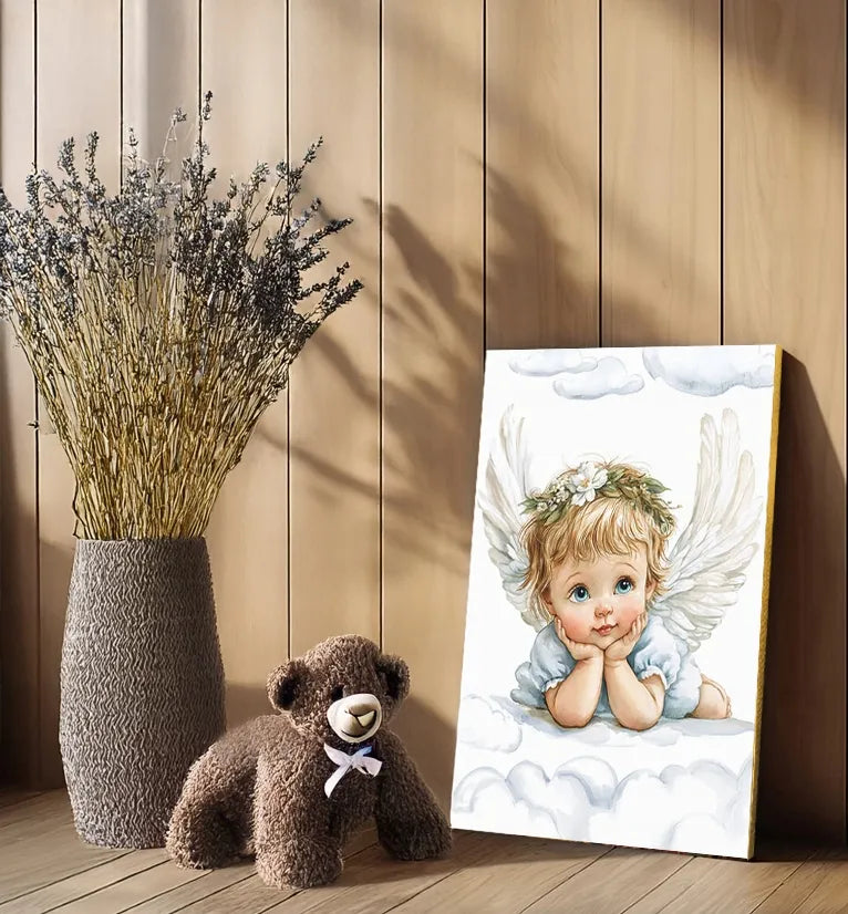 Angeliukas Angelas Sargas ant drobės vaikams 30x40cm religinė dovana #903