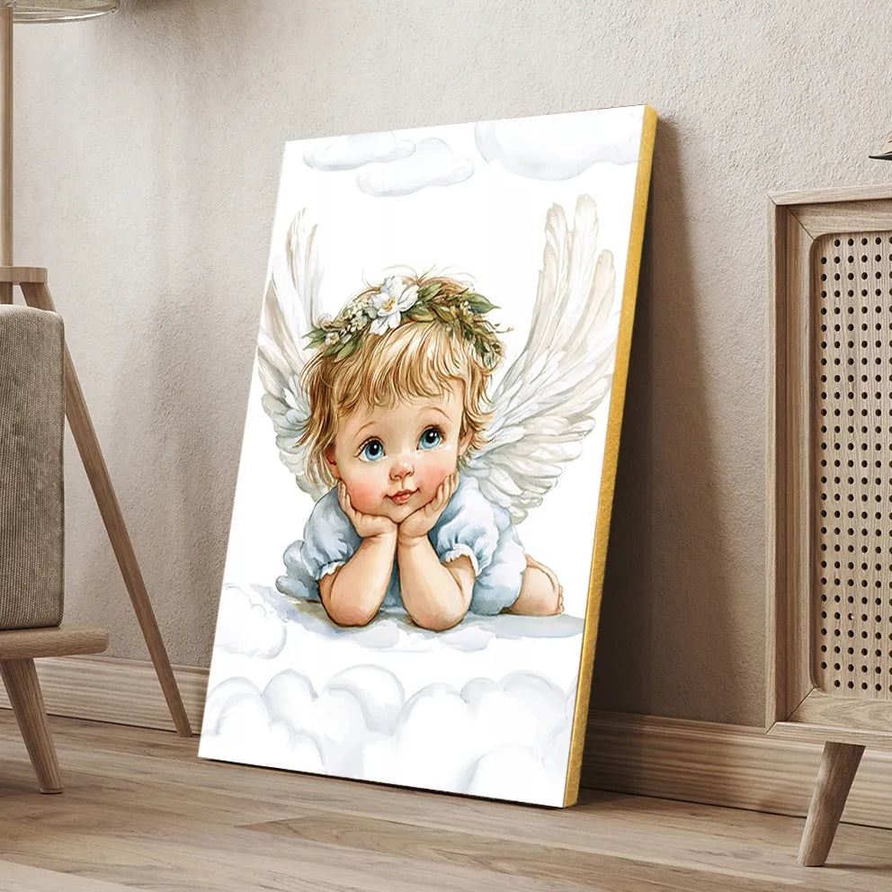 Angeliukas Angelas Sargas ant drobės vaikams 30x40cm religinė dovana #903