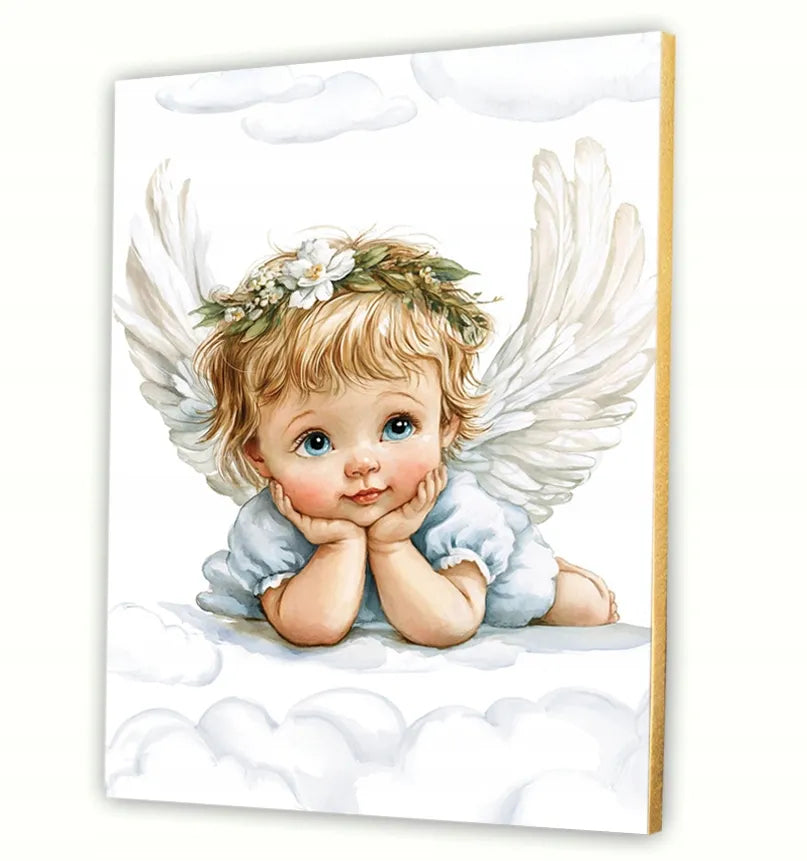 Angeliukas Angelas Sargas ant drobės vaikams 30x40cm religinė dovana #903