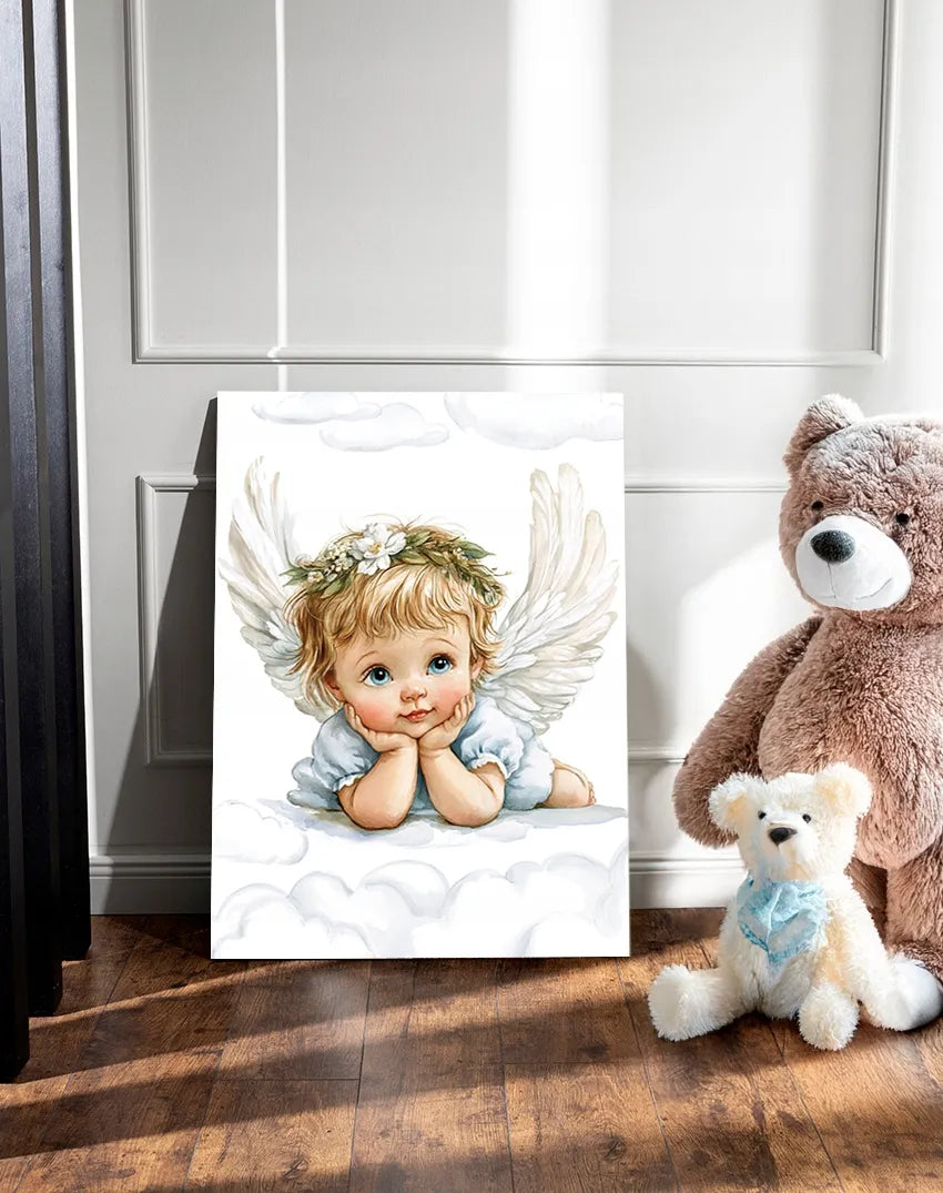 Angeliukas Angelas Sargas ant drobės vaikams 30x40cm religinė dovana #903
