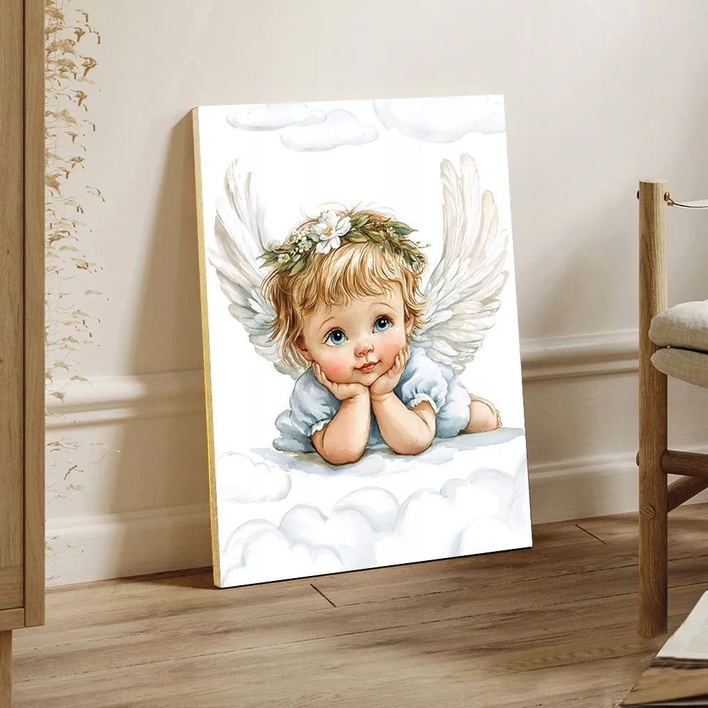Angeliukas Angelas Sargas ant drobės vaikams 30x40cm religinė dovana #903