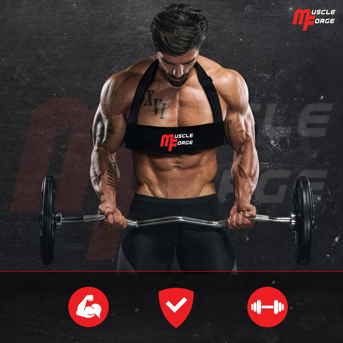 ARM BLASTER MuscleForge® bicepsų treniruoklis