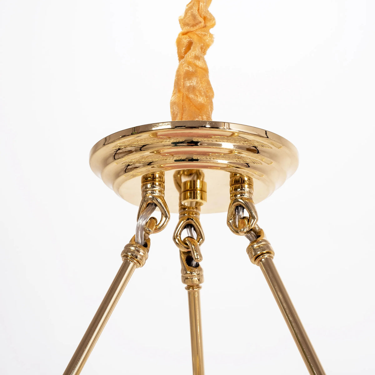 Auksinis lubinis pakabinamas šviestuvas svetainei, krištolinis sietynas GOLD, didelis, 83 cm, APP789