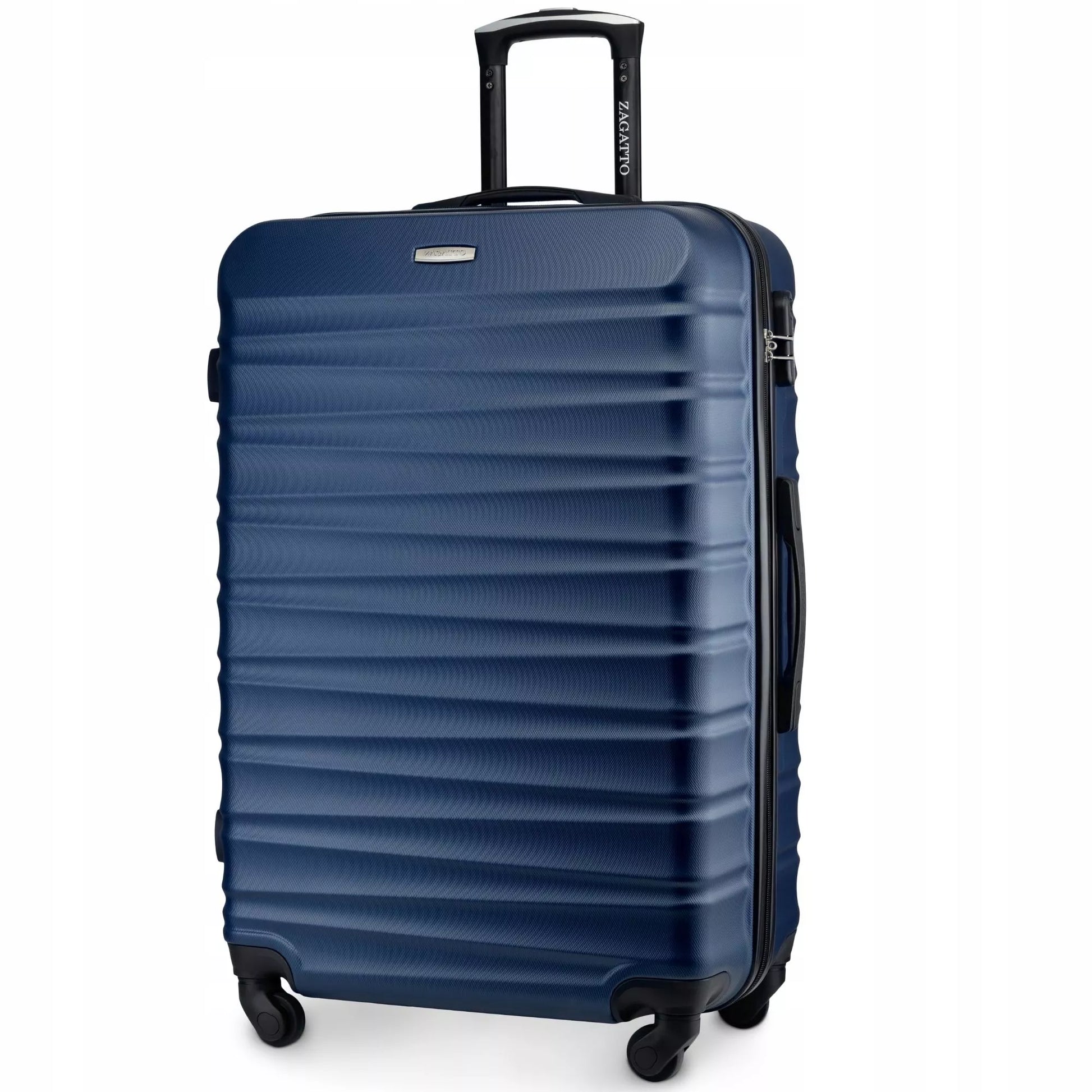 Didelis kietas Zagatto kelioninis lagaminas su ratukais, 90L, XXL