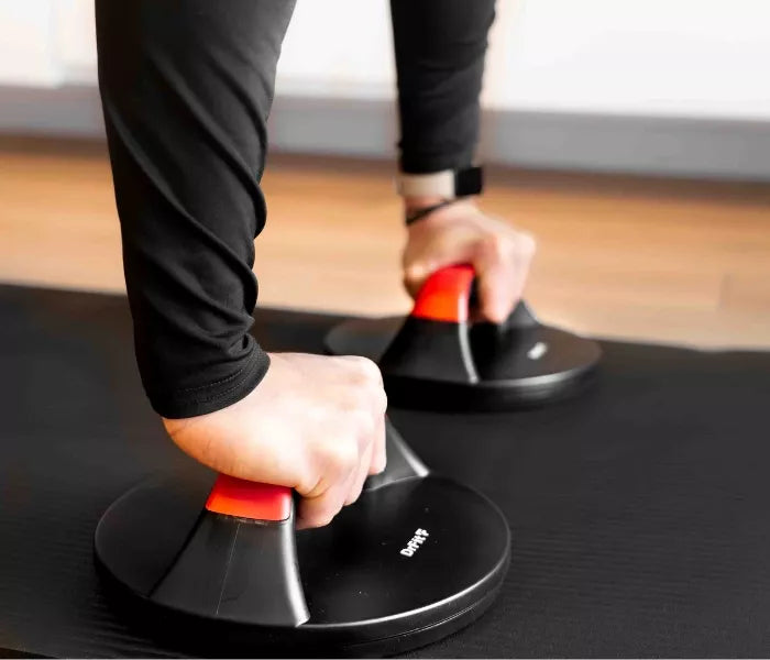 DrFit besisukančios atramos atsispaudimams, 2 vnt. rinkinys