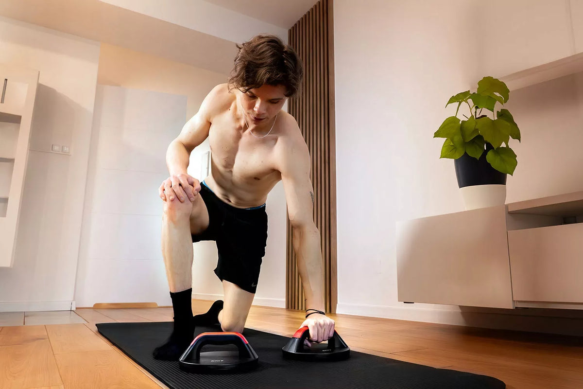 DrFit besisukančios atramos atsispaudimams, 2 vnt. rinkinys