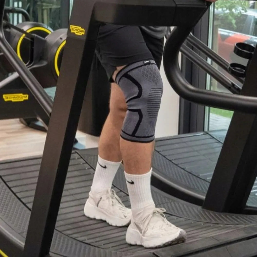 DrFit elastinis kelio įtvaras, sportinis kompresinis įtvaras, S dydis