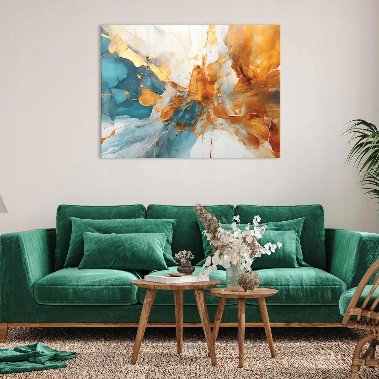 Drobė „ABSTRAKCIJA MARMURAS“ miegamojo ar svetainės sienai, didelė 120x80
