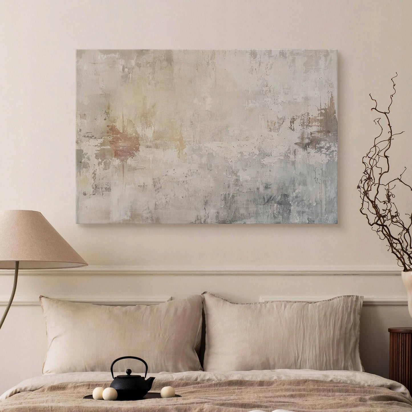 Drobės paveikslas svetainei miegamajam Betoninė siena abstrakcija 120x80