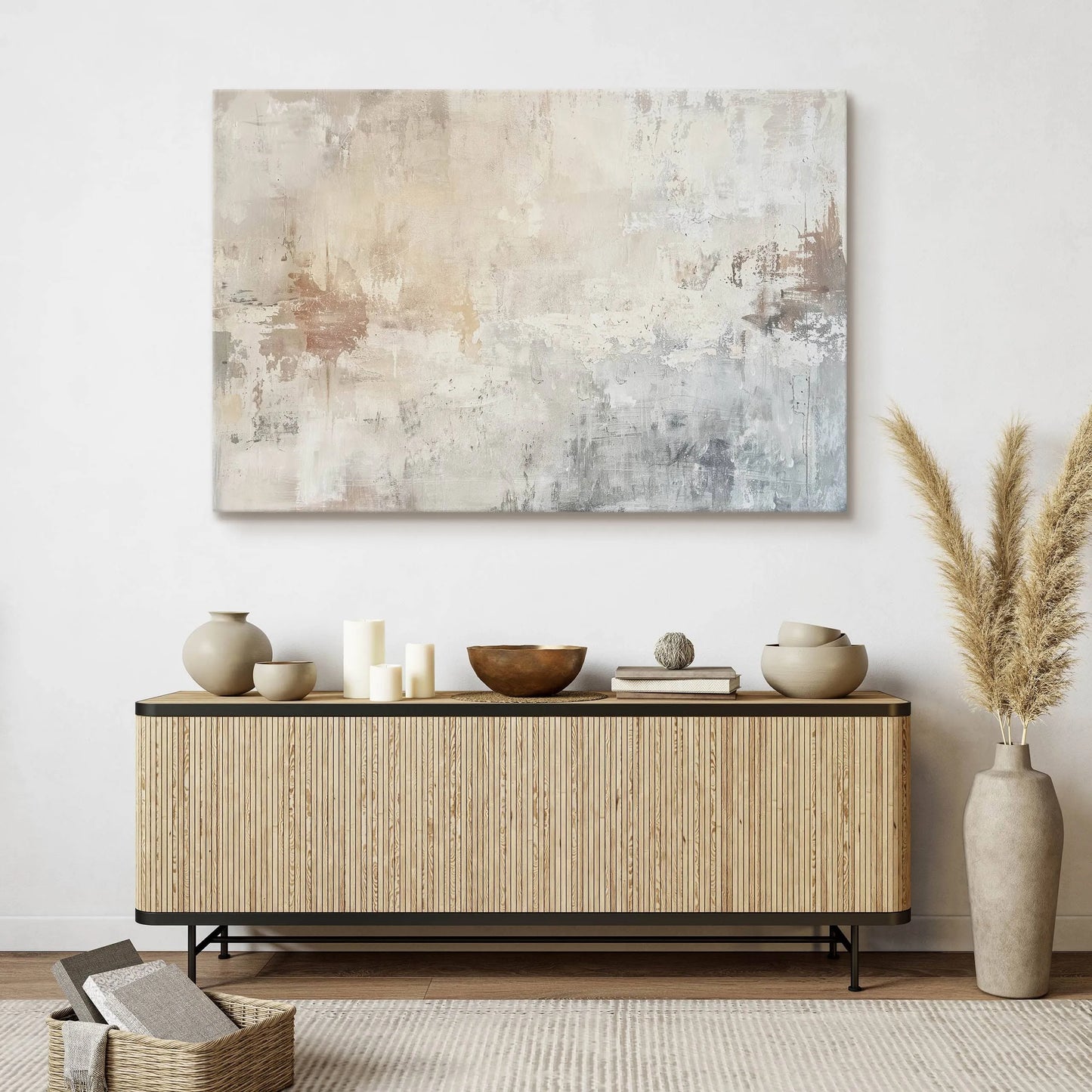 Drobės paveikslas svetainei miegamajam Betoninė siena abstrakcija 120x80