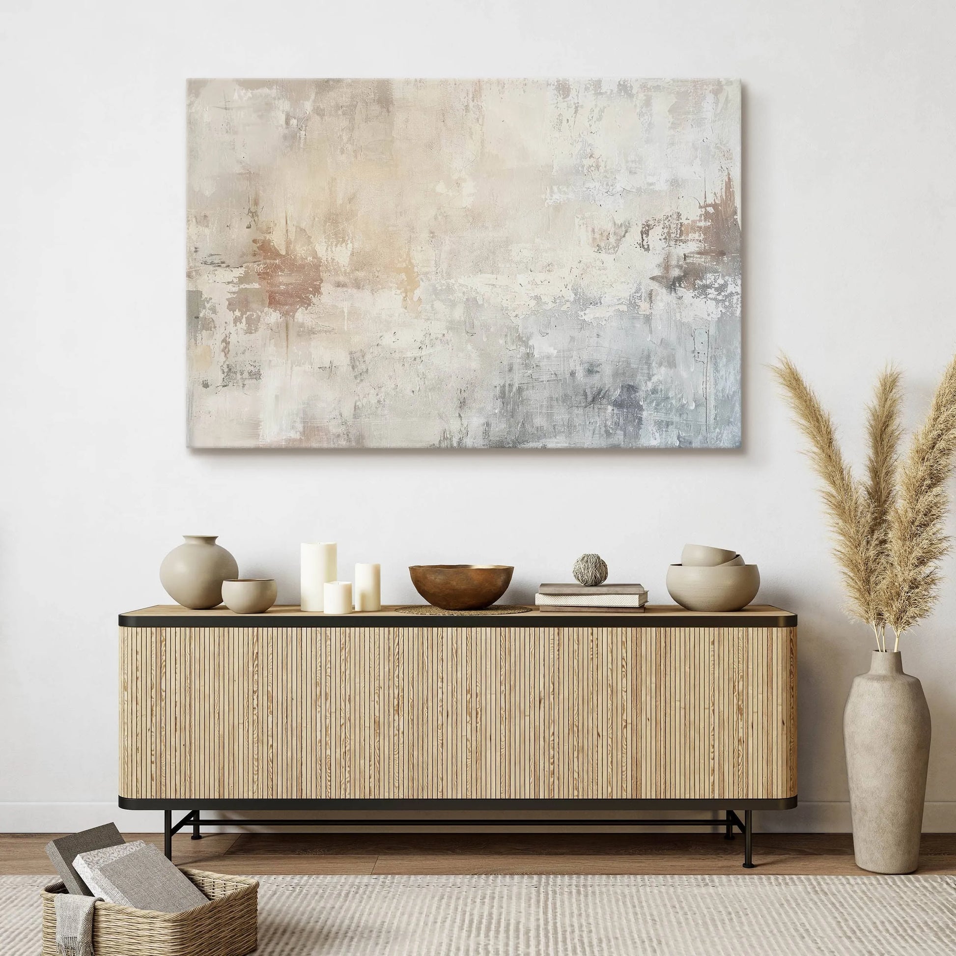 Drobės paveikslas svetainei miegamajam Betoninė siena abstrakcija 120x80