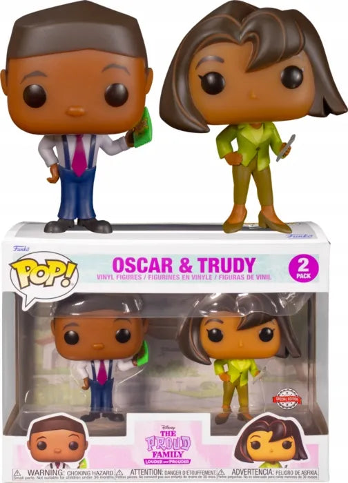 Dviejų Funko POP! figūrėlių rinkinys The Proud Family Oscar ir Trudy 2pak Exc