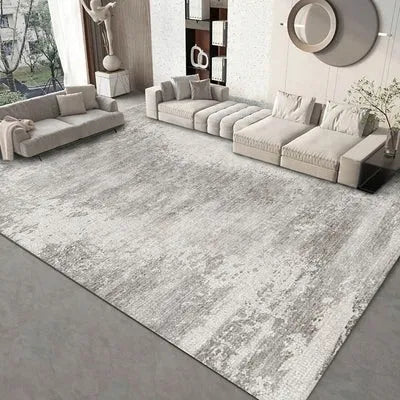 Dywan BCF 160x220 cm, pilkas marmuro raštas, neslidus, modernus Loft stilius svetainei ir kambariui