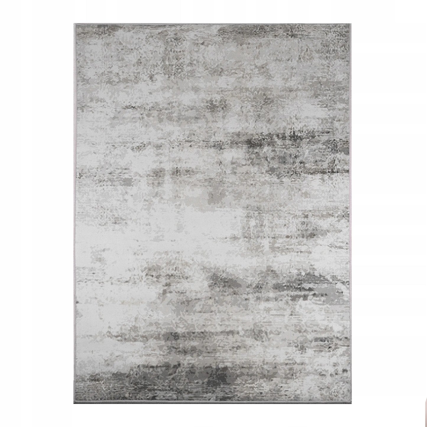Dywan BCF 160x220 cm, pilkas marmuro raštas, neslidus, modernus Loft stilius svetainei ir kambariui
