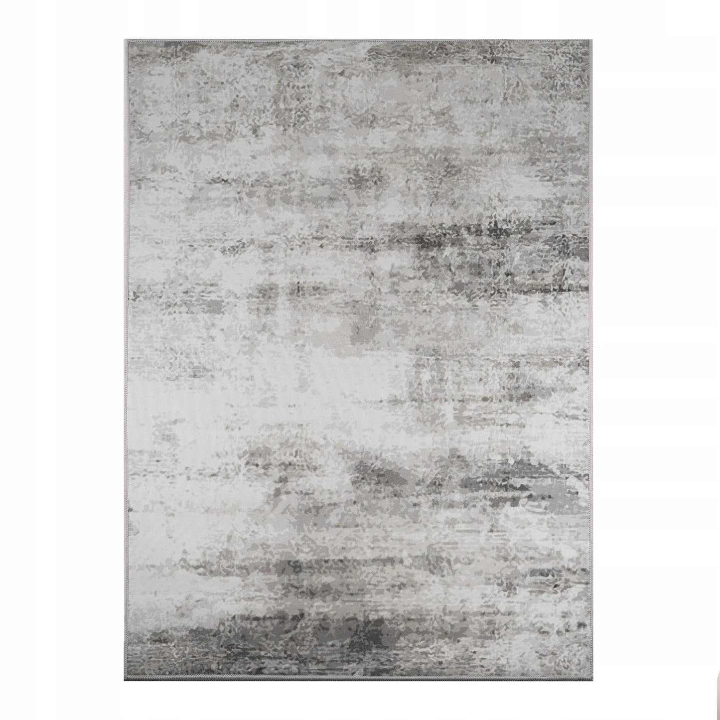 Dywan BCF 160x220 cm, pilkas marmuro raštas, neslidus, modernus Loft stilius svetainei ir kambariui