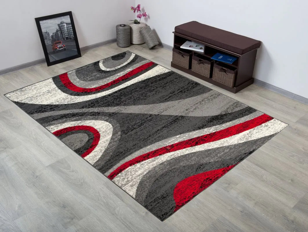 DYWANAS 160x220 spalvingi pliušiniai dywanai BCF 17g
