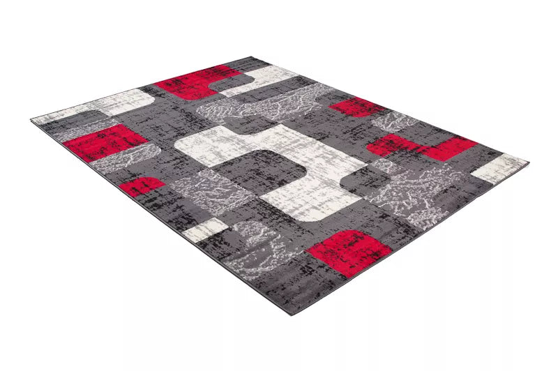 DYWANAS 160x220 SPALVOTAS PLIŠINIS BCF KILIMAS 22dgr