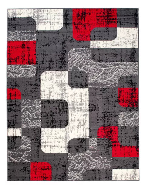 DYWANAS 160x220 SPALVOTAS PLIŠINIS BCF KILIMAS 22dgr