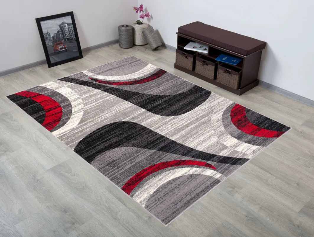 Dywany Chemex kilimas 200x300, spalvingas BCF, trumpas plaukas