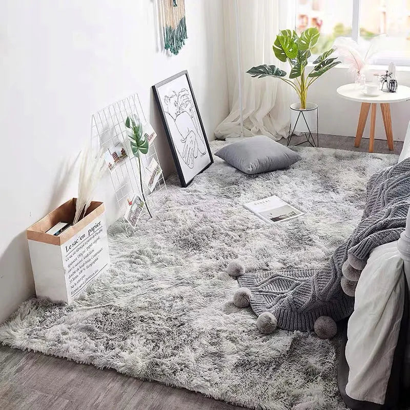 ELSIMONE CARPET Shaggy kilimas 120x170 cm, minkštas, pūkuotas, pilkas, modernus