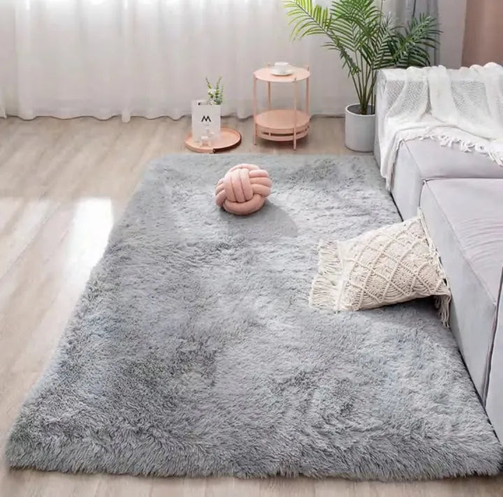 ELSIMONE CARPET Shaggy kilimas 120x170 cm, minkštas, pūkuotas, pilkas, modernus