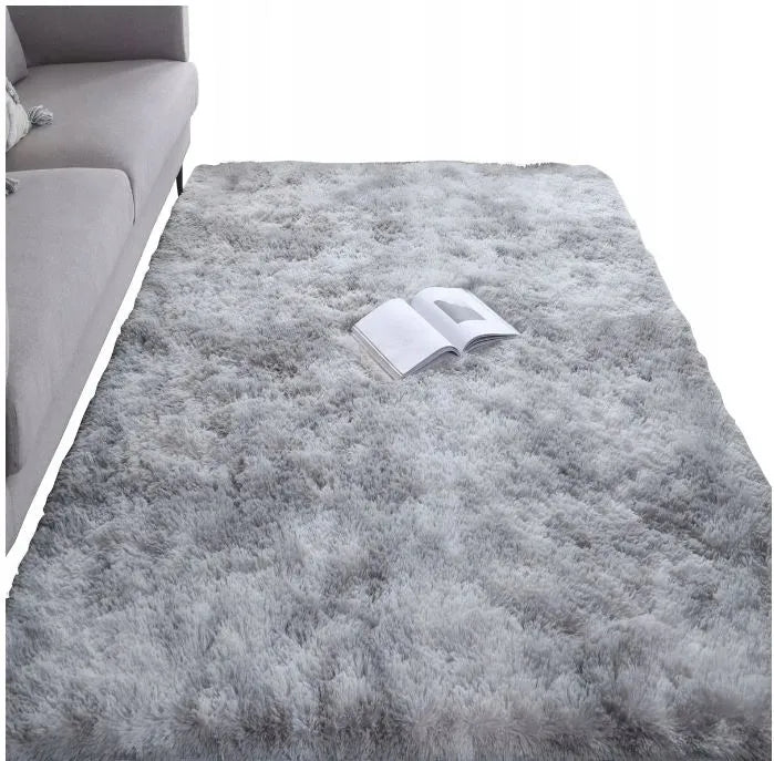 ELSIMONE CARPET Shaggy kilimas 120x170 cm, minkštas, pūkuotas, pilkas, modernus