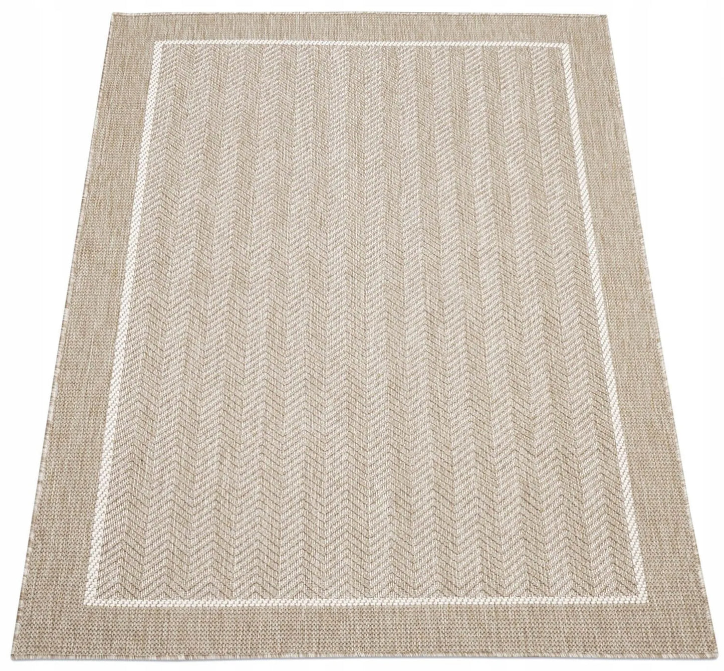 Eureka Home dvipusis lauko kilimas terasoms ir balkonams, virvelinis kilimėlis 120x170 cm