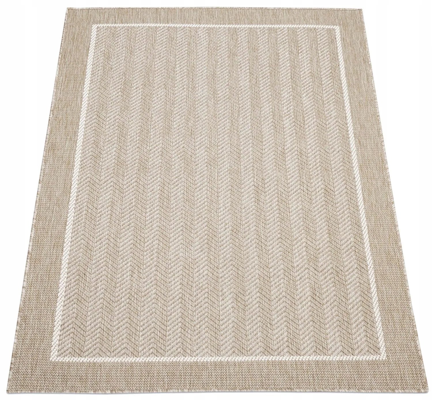 Eureka Home dvipusis lauko kilimas terasoms ir balkonams, virvelinis kilimėlis 120x170 cm