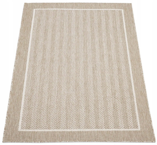 Eureka Home dvipusis lauko kilimas terasoms ir balkonams, virvelinis kilimėlis 120x170 cm